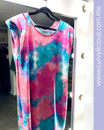 036 Shirt Dress Tie Dye