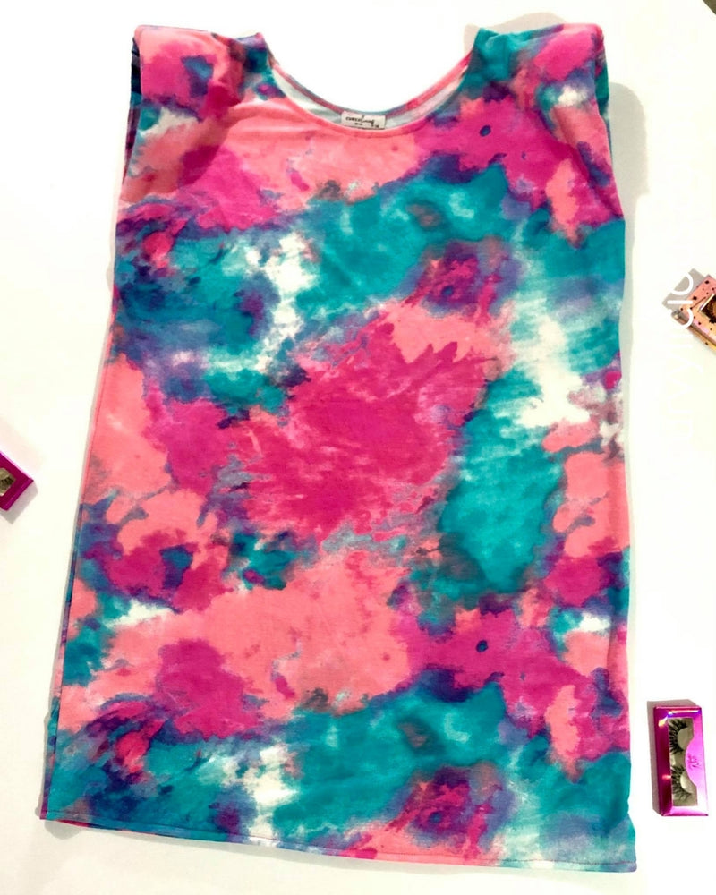 036 Shirt Dress Tie Dye