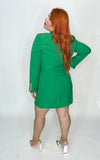 135 Blazer Dress Green